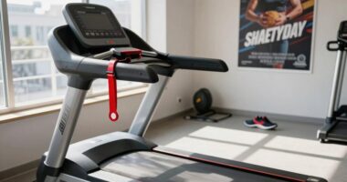 treadmill safety clip overlooked