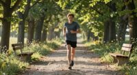 walking boosts running endurance