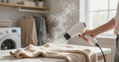 Ditch fabric softener and give jumpers a good steam: how to make your clothes last longer