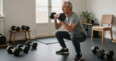 My 73-Year-old Dad Uses This Three-move Dumbbell Routine To Build Functional, Full-body Strength